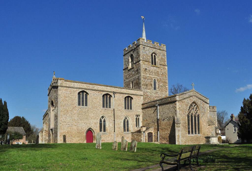 Church of St Mary the Virgin - St Mary's Parish Church, Fowlmere, Cambridgeshire, England, UK